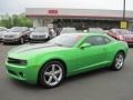 2010 Synergy Green Metallic Chevrolet Camaro LT Coupe  photo #1