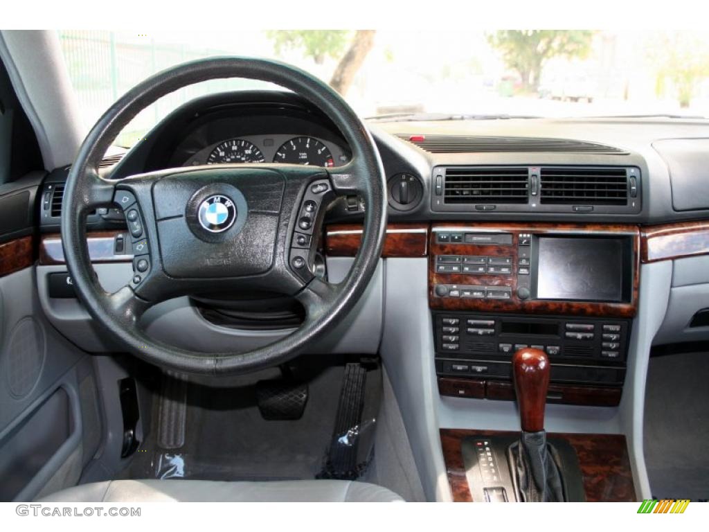 2000 BMW 7 Series 740iL Sedan Grey Dashboard Photo #48224000