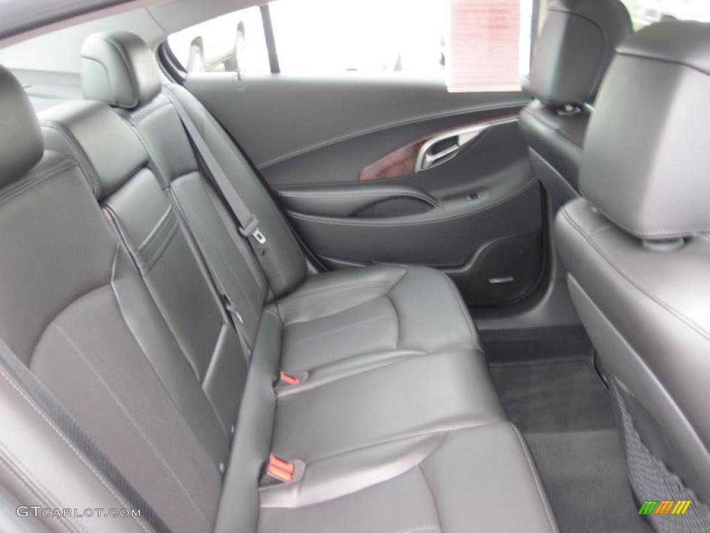 Ebony Interior 2010 Buick LaCrosse CXS Photo #48224627