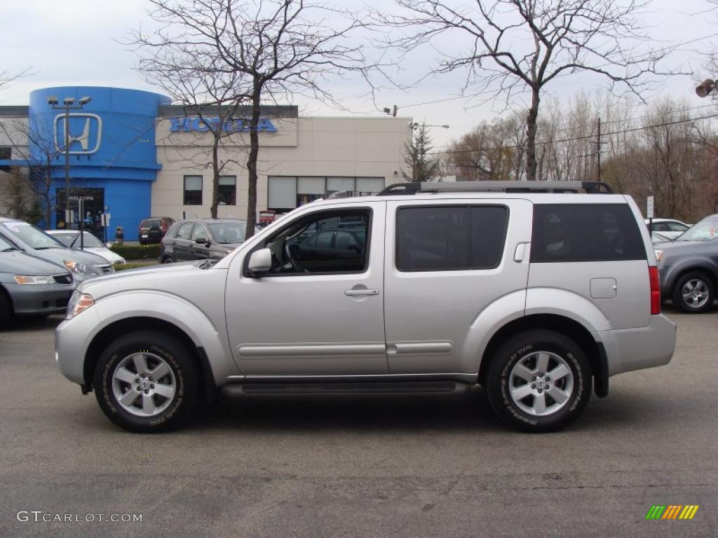 2008 Pathfinder SE 4x4 - Silver Lightning / Graphite photo #1