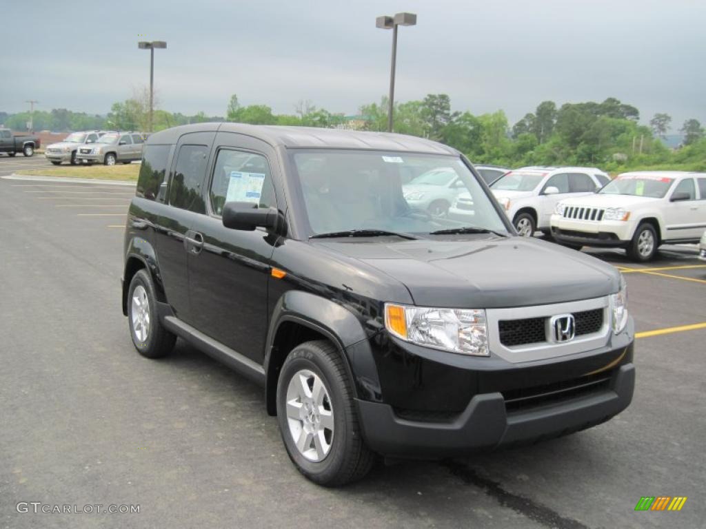 Crystal Black Pearl 2011 Honda Element EX Exterior Photo #48224813