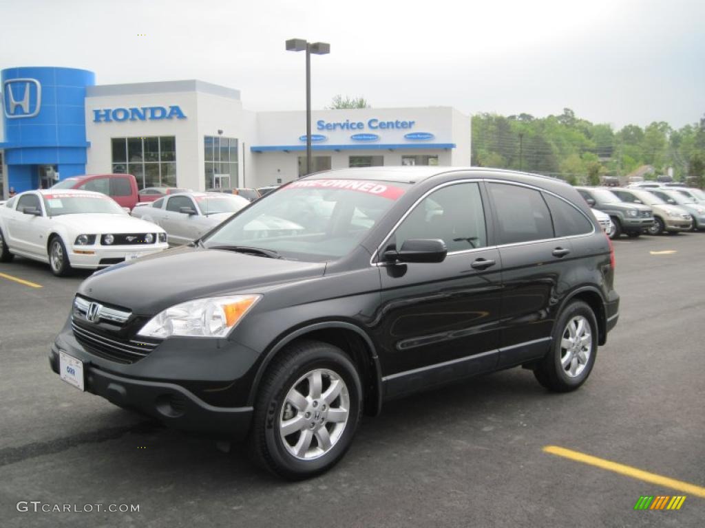 2008 CR-V EX-L - Nighthawk Black Pearl / Black photo #1