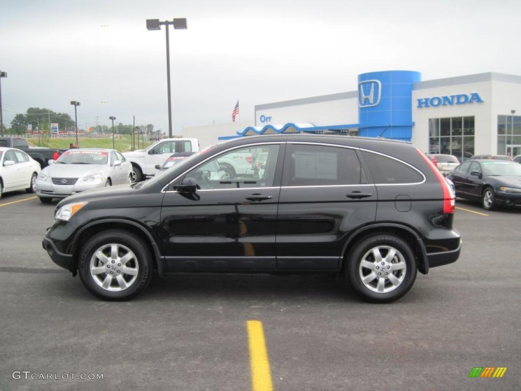 2008 CR-V EX-L - Nighthawk Black Pearl / Black photo #2
