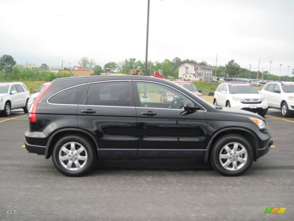 2008 CR-V EX-L - Nighthawk Black Pearl / Black photo #6