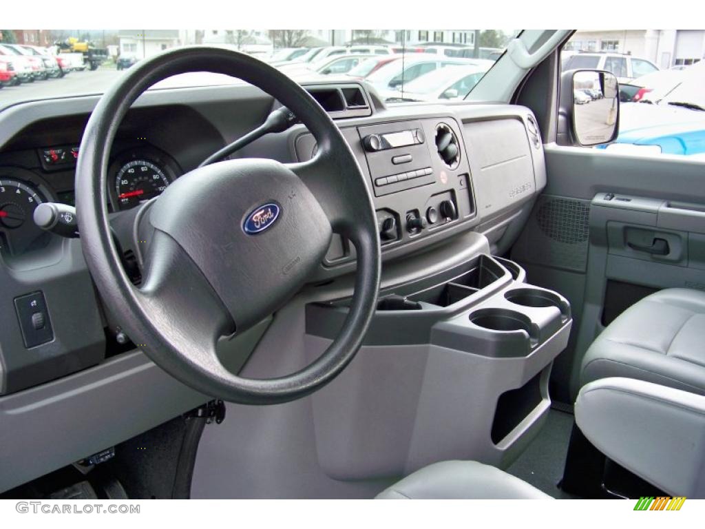 Medium Flint Interior 2011 Ford E Series Van E250 XL Cargo Photo #48225779