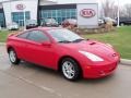 2001 Absolutely Red Toyota Celica GT  photo #2