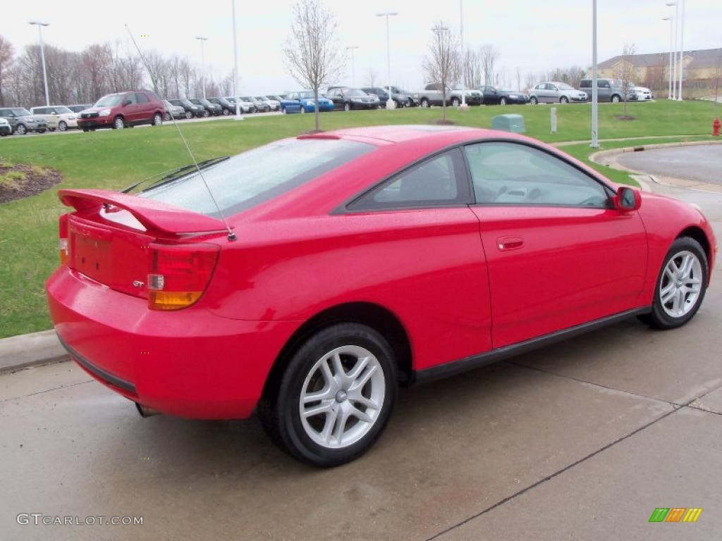 2001 Celica GT - Absolutely Red / Black/Red photo #5