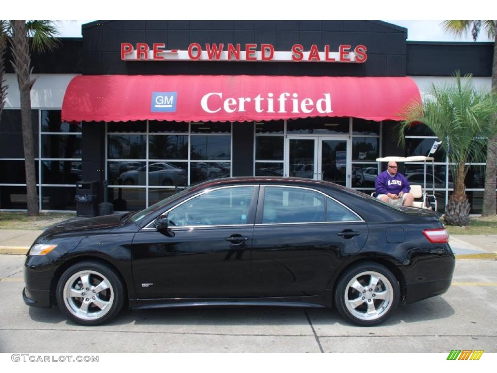 2008 Camry LE TSS - Black / Ash photo #1