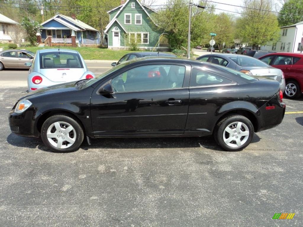2007 Cobalt LT Coupe - Black / Gray photo #1