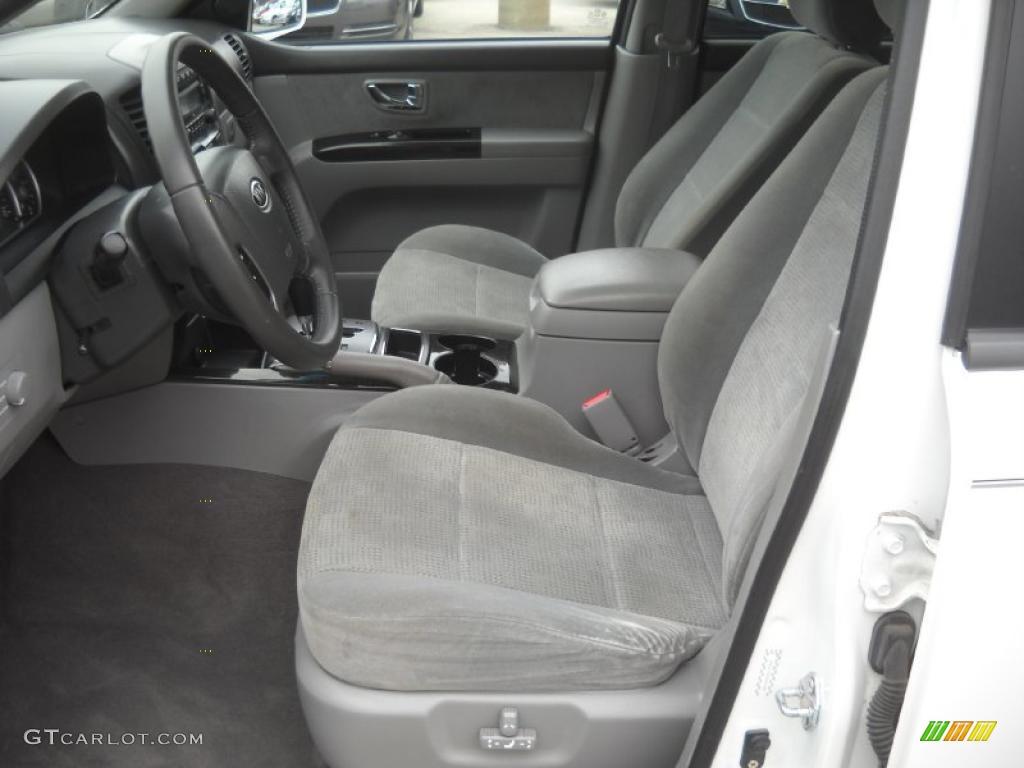 2008 Sorento EX 4x4 - Clear White / Gray photo #10