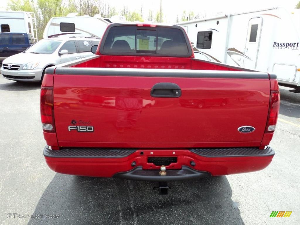 2002 F150 XLT Regular Cab 4x4 - Bright Red / Dark Graphite photo #20