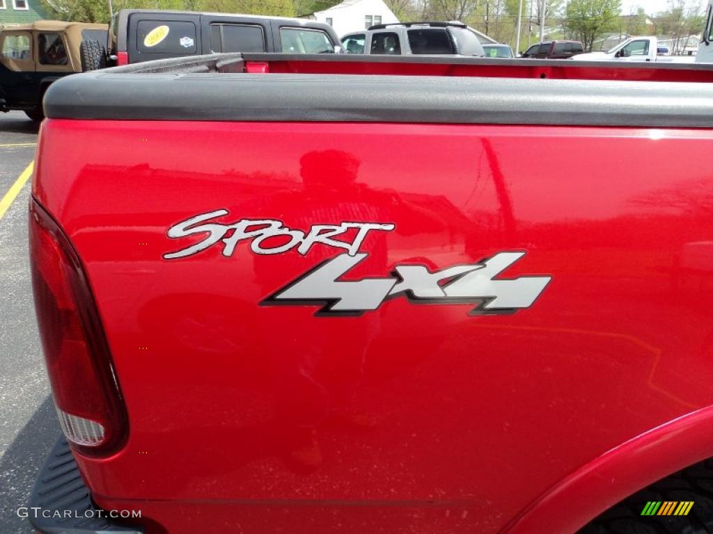 2002 F150 XLT Regular Cab 4x4 - Bright Red / Dark Graphite photo #22