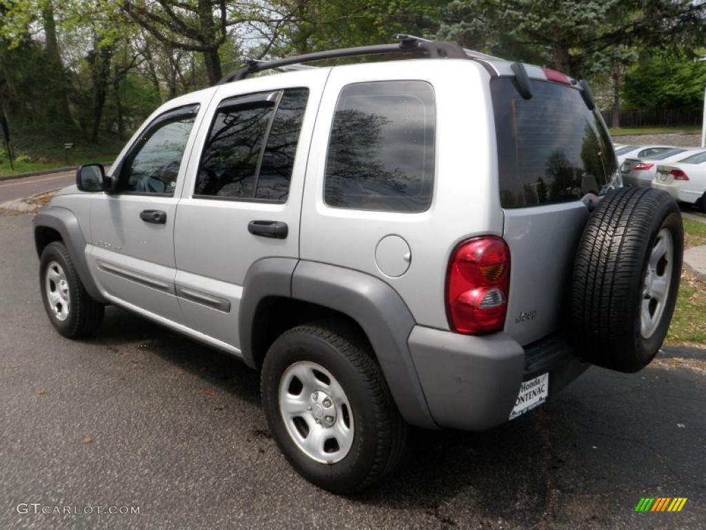 2002 Liberty Sport - Bright Silver Metallic / Dark Slate Gray photo #5