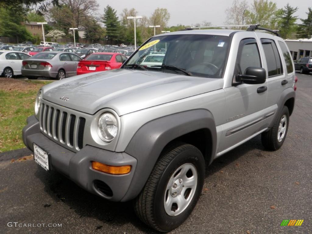 Bright Silver Metallic 2002 Jeep Liberty Sport Exterior Photo #48229244