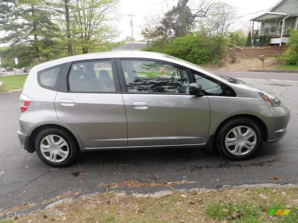 Storm Silver Metallic 2010 Honda Fit Standard Fit Model Exterior Photo #48229403