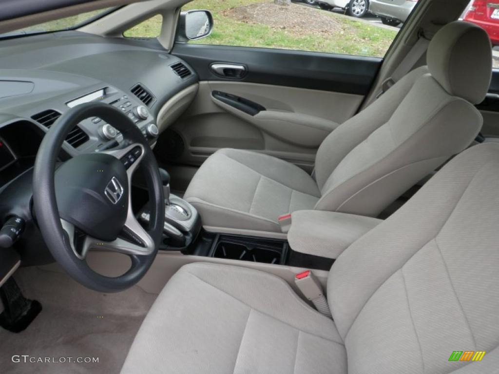 Beige Interior 2010 Honda Civic LX Sedan Photo #48230297
