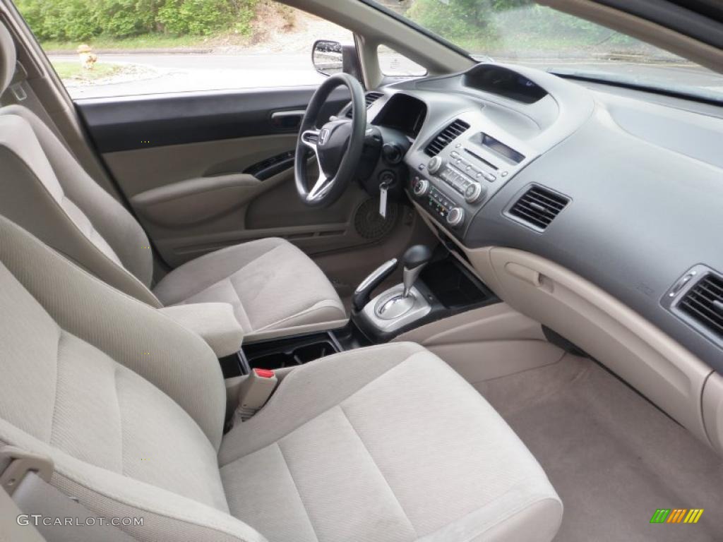 Beige Interior 2010 Honda Civic LX Sedan Photo #48230315