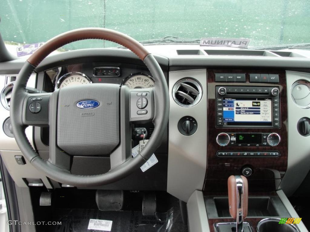 2011 Ford Expedition EL King Ranch 4x4 Chaparral Leather Dashboard Photo #48230339