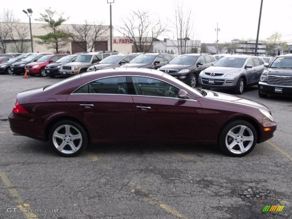 2007 CLS 550 - Barolo Red Metallic / Cashmere photo #6