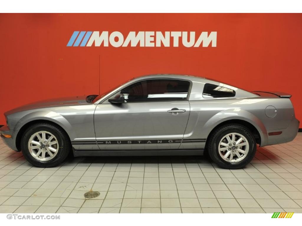 2007 Mustang V6 Deluxe Coupe - Tungsten Grey Metallic / Dark Charcoal photo #17