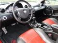 2002 Cougar V6 Coupe Midnight Black/Red Interior