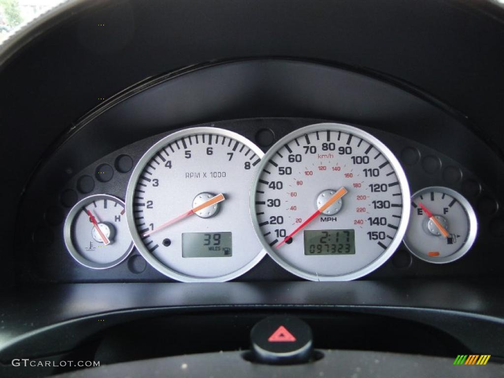2002 Mercury Cougar V6 Coupe Gauges Photo #48232373