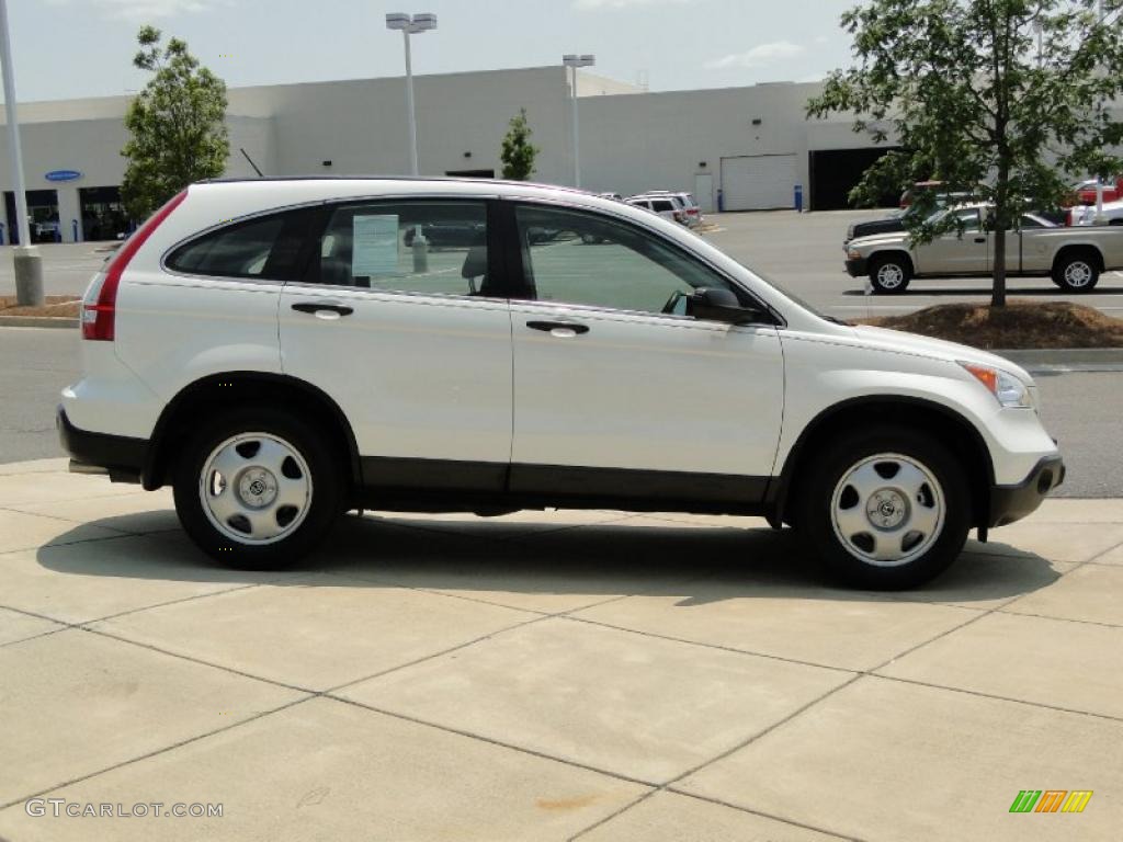 2008 CR-V LX - Taffeta White / Gray photo #4