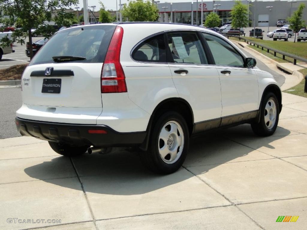 2008 CR-V LX - Taffeta White / Gray photo #5