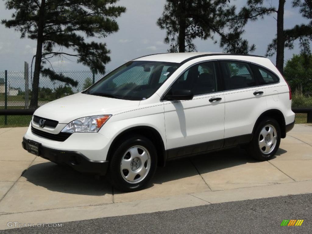 Taffeta White 2008 Honda CR-V LX Exterior Photo #48232536