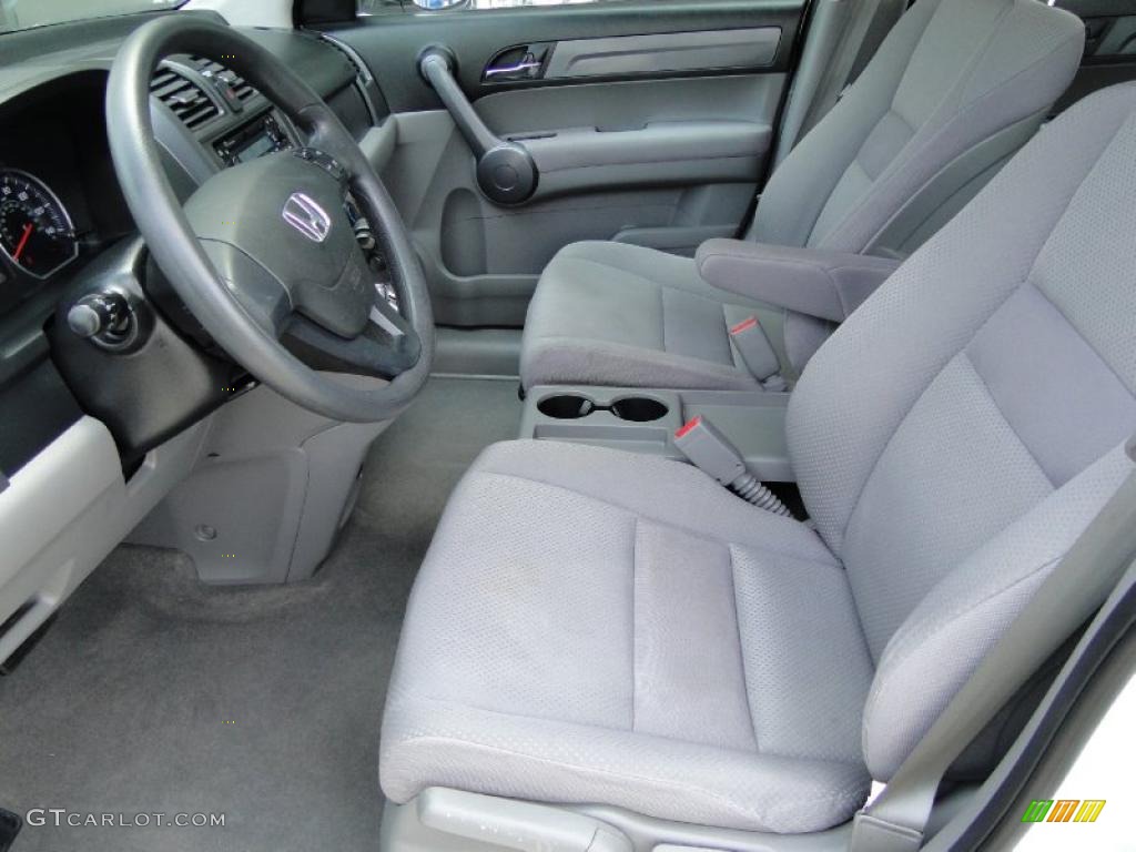 2008 CR-V LX - Taffeta White / Gray photo #11