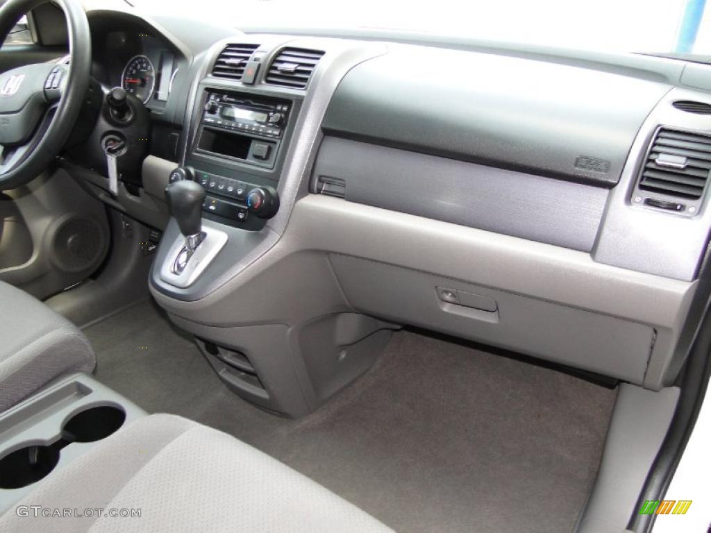 2008 CR-V LX - Taffeta White / Gray photo #25