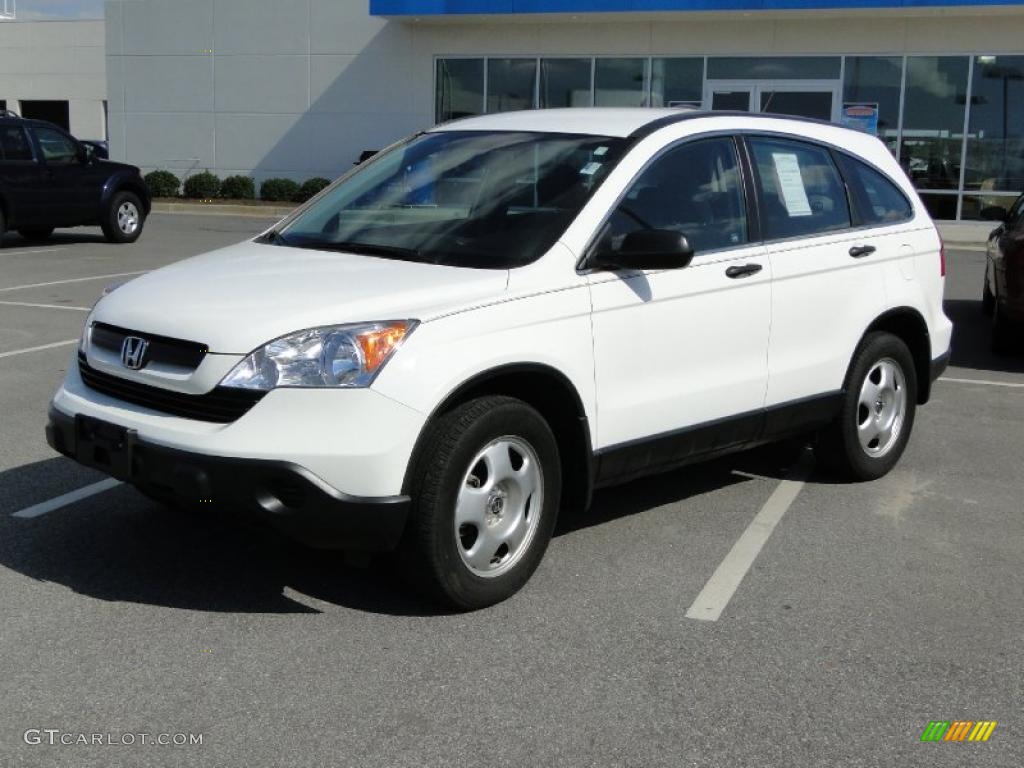 2008 CR-V LX - Taffeta White / Gray photo #39