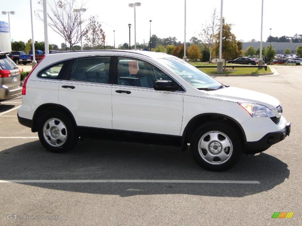 2008 CR-V LX - Taffeta White / Gray photo #40