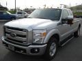 2011 Ingot Silver Metallic Ford F250 Super Duty XLT SuperCab  photo #2