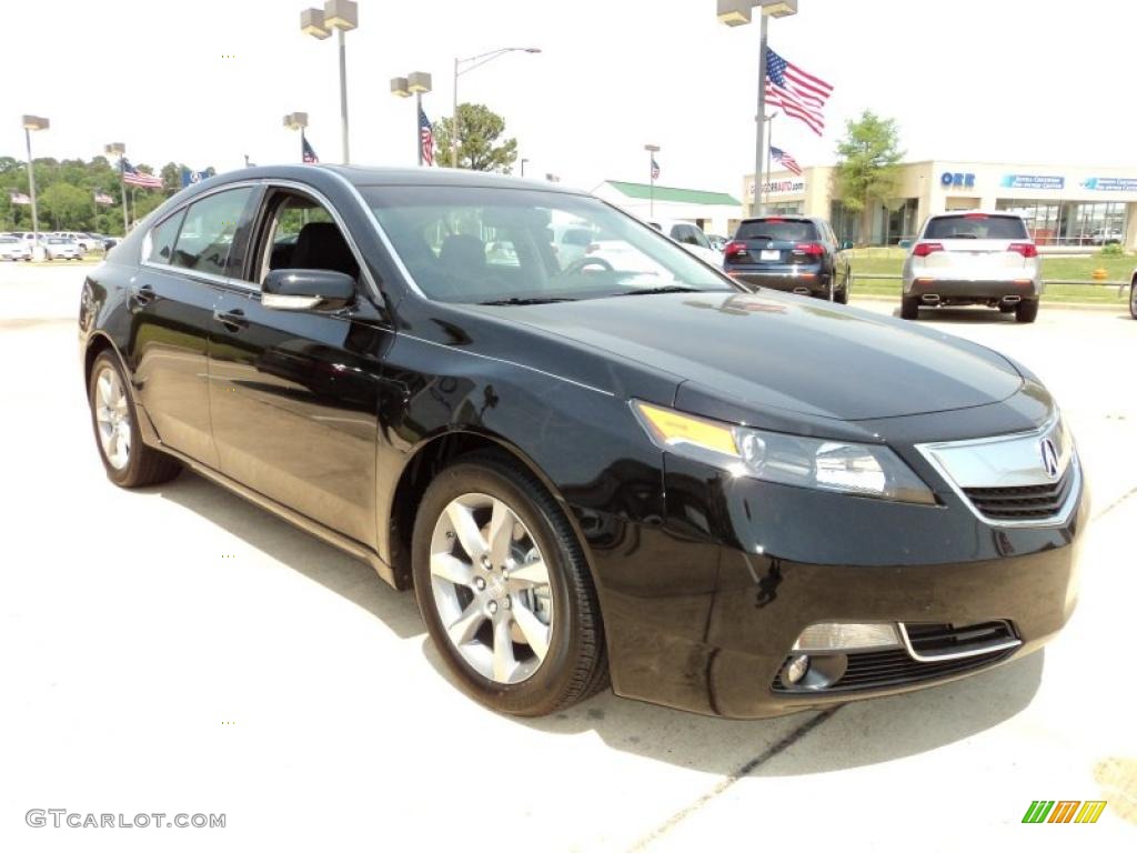 Crystal Black Pearl 2012 Acura TL 3.5 Exterior Photo #48233931