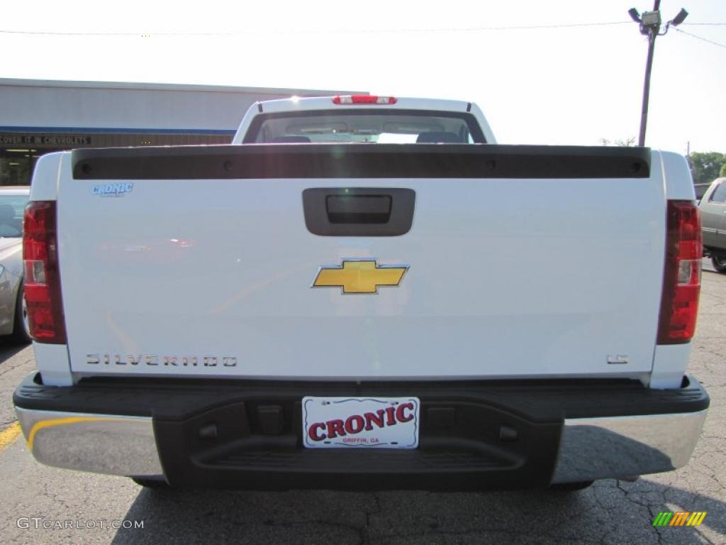 2011 Silverado 1500 LS Regular Cab - Summit White / Dark Titanium photo #5