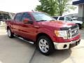 2010 Red Candy Metallic Ford F150 Lariat SuperCrew  photo #2