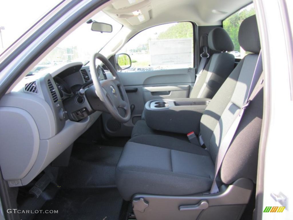 2011 Silverado 1500 LS Regular Cab - Summit White / Dark Titanium photo #9