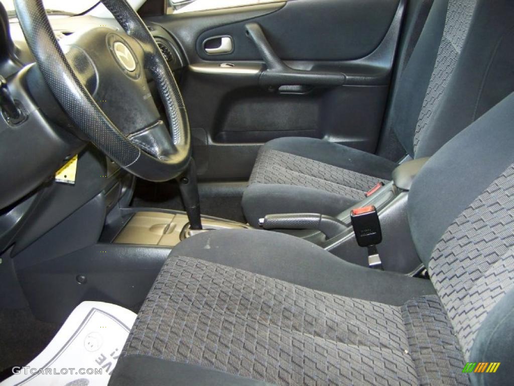 Off Black Interior 2002 Mazda Protege 5 Wagon Photo