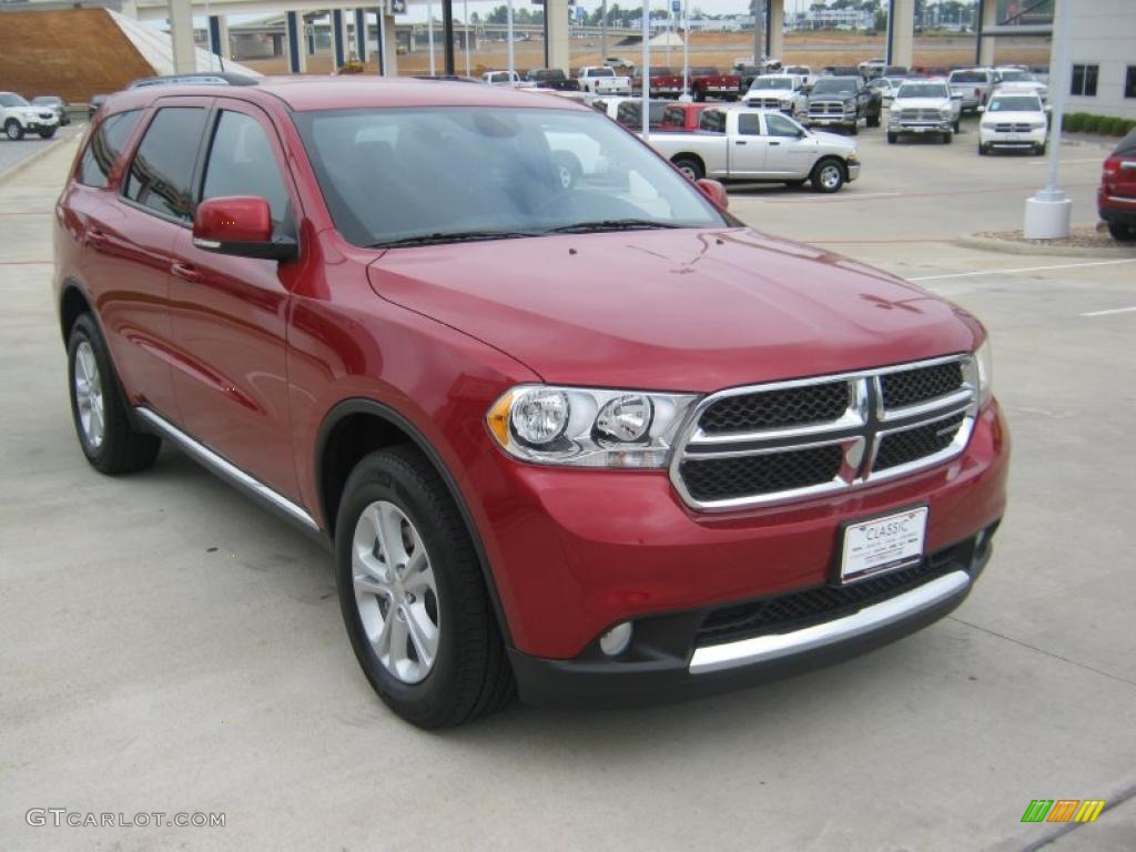 Inferno Red Crystal Pearl 2011 Dodge Durango Crew Exterior Photo #48236331