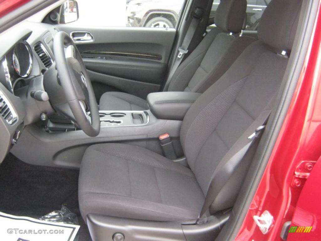 Black Interior 2011 Dodge Durango Crew Photo #48236421