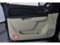 Cocoa/Light Linen Tehama Leather 2011 Cadillac Escalade Hybrid Platinum AWD Door Panel