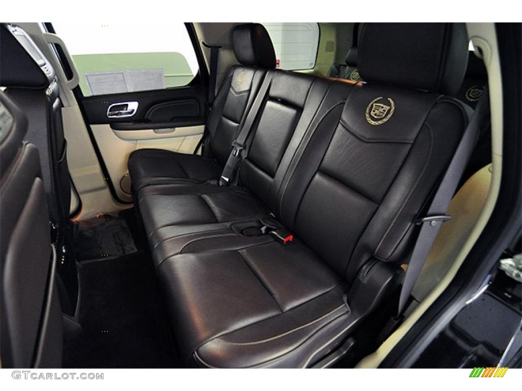 Cocoa/Light Linen Tehama Leather Interior 2011 Cadillac Escalade Hybrid Platinum AWD Photo #48236607