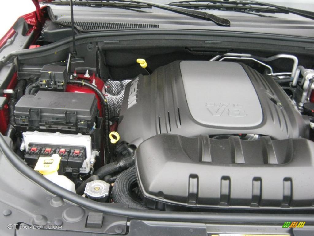 2011 Dodge Durango Crew 5.7 Liter HEMI OHV 16-Valve VVT MDS V8 Engine Photo #48236616