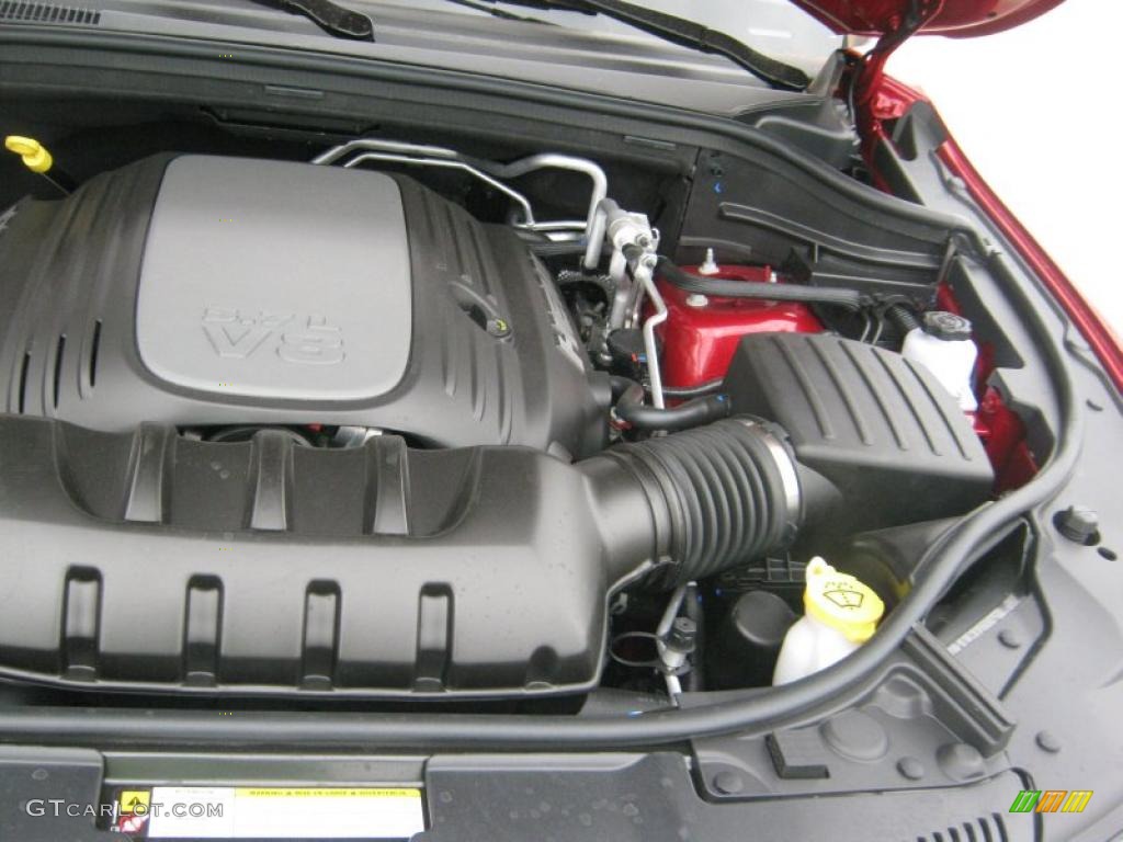 2011 Dodge Durango Crew 5.7 Liter HEMI OHV 16-Valve VVT MDS V8 Engine Photo #48236625