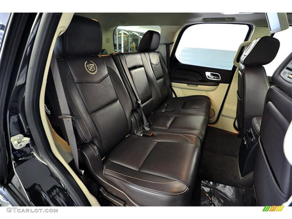 Cocoa/Light Linen Tehama Leather Interior 2011 Cadillac Escalade Hybrid Platinum AWD Photo #48236664