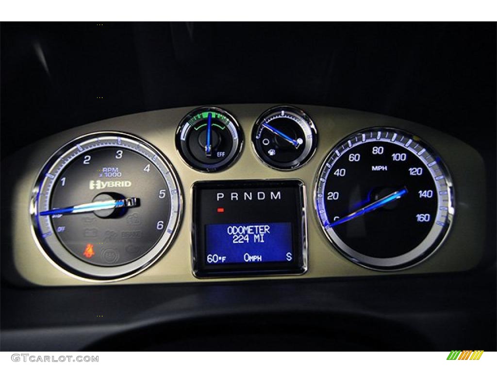 2011 Cadillac Escalade Hybrid Platinum AWD Gauges Photo #48237027