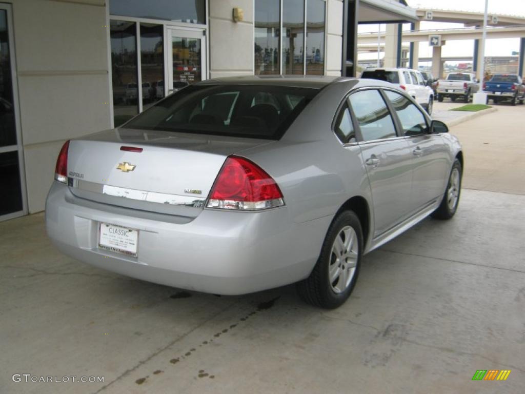 2010 Impala LS - Silver Ice Metallic / Gray photo #4