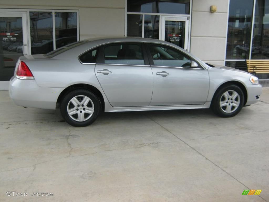 2010 Impala LS - Silver Ice Metallic / Gray photo #5