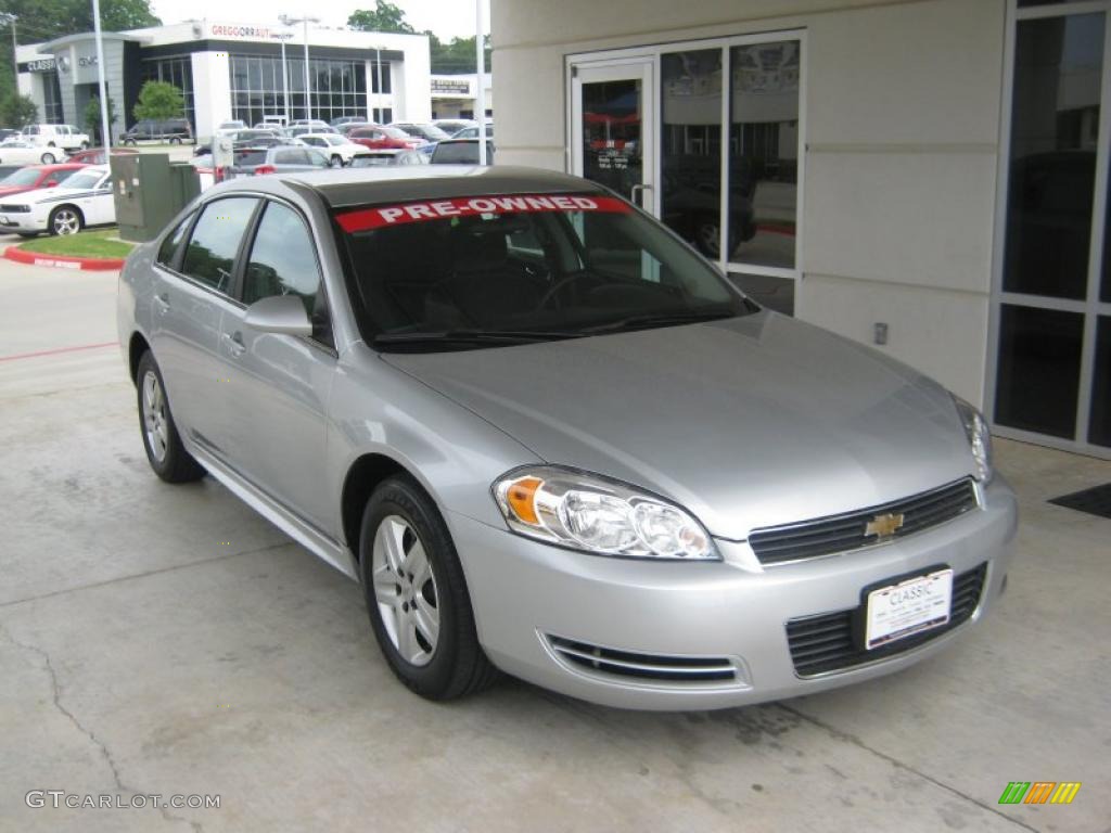 2010 Impala LS - Silver Ice Metallic / Gray photo #6